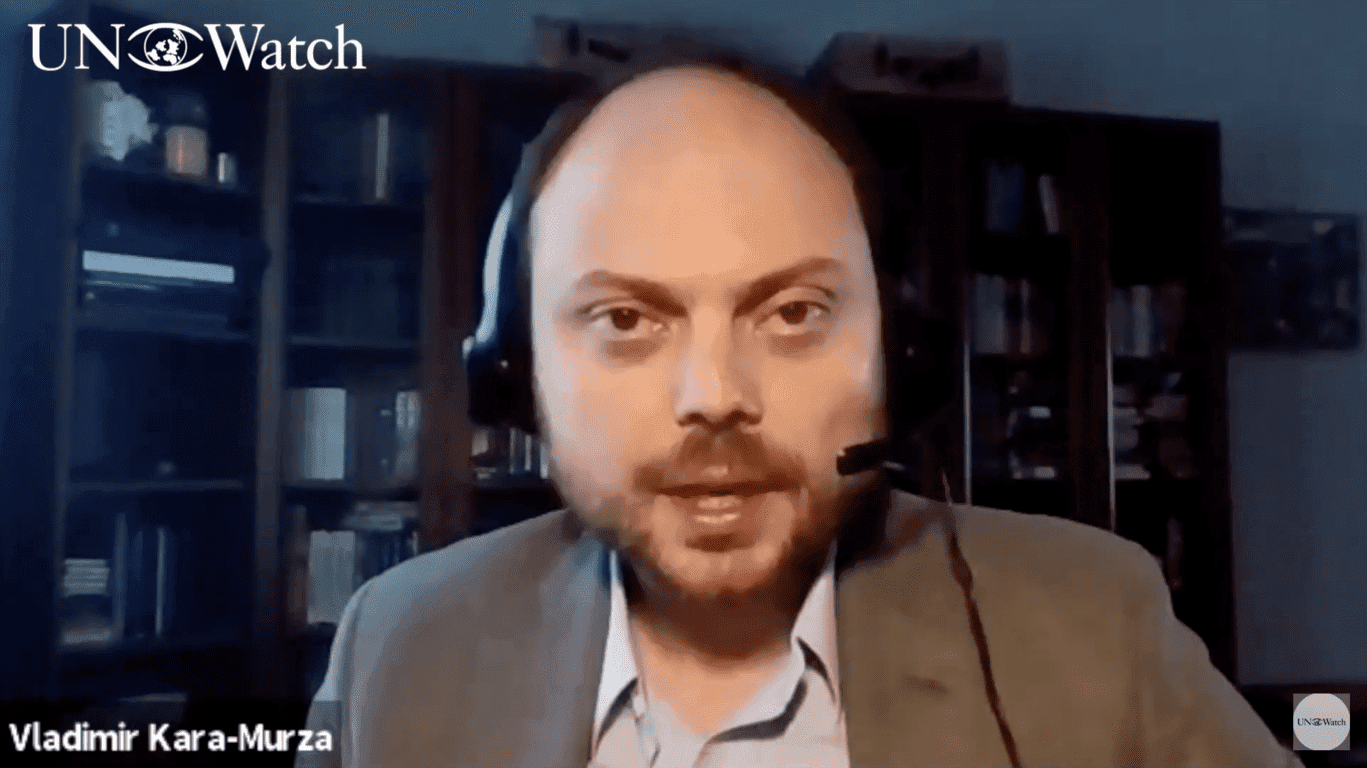 Vladimir Kara-Murza Opposes Russia's Candidacy to the U.N. Human Rights Council
