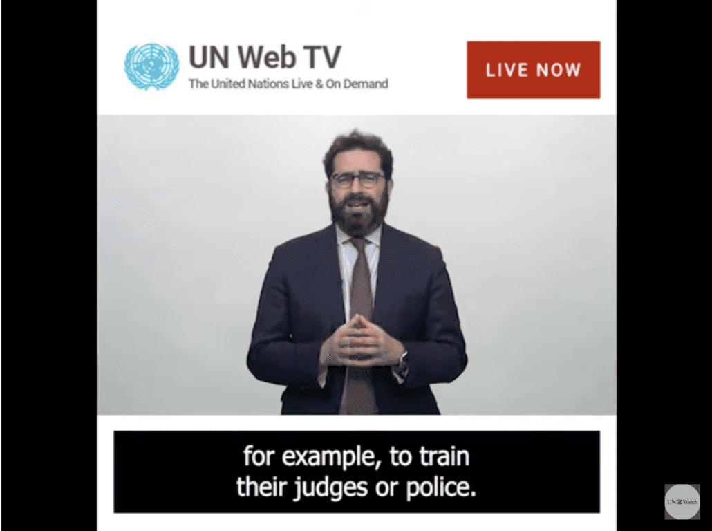 UN Watch presents draft resolution to expel Russia from UN Human Rights Council