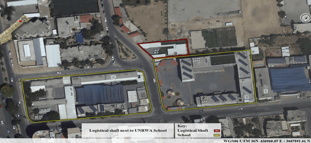 Hamas Tunnel Map 1